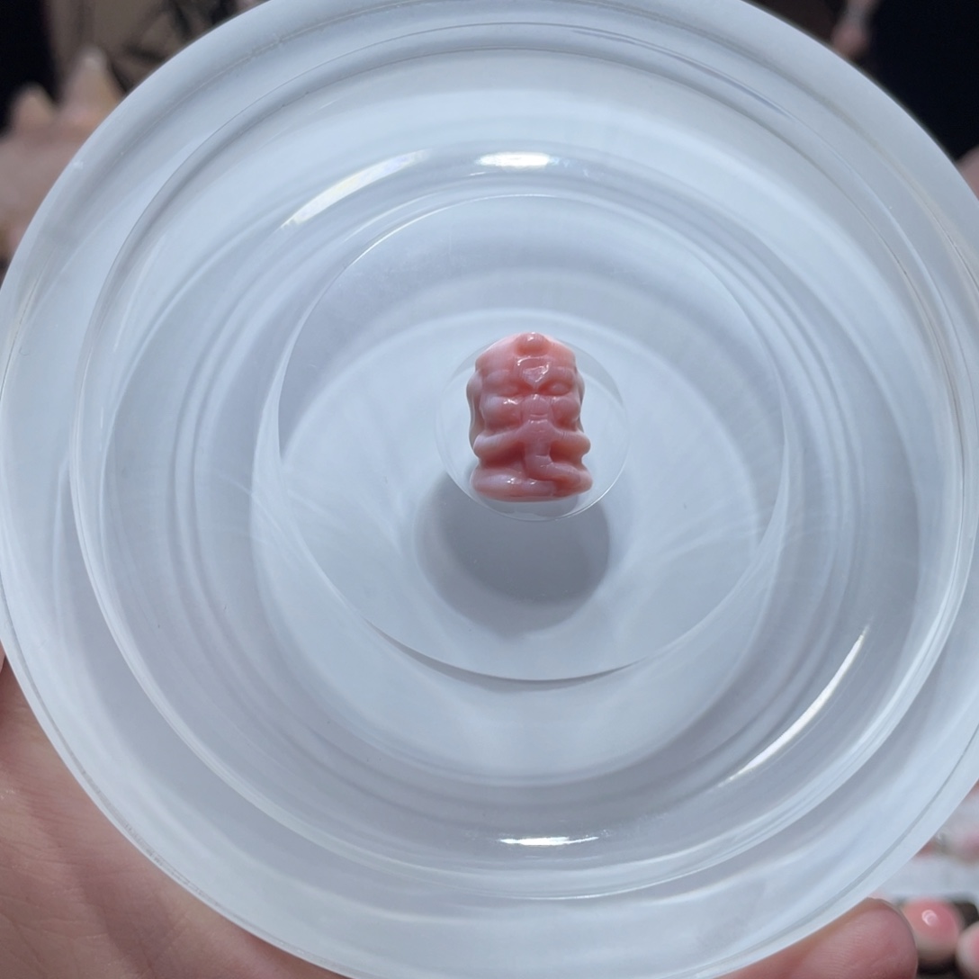 合金手链玛瑙/玉髓嫩粉色象鼻神12mm