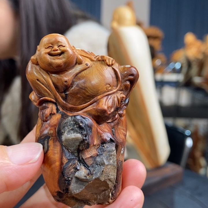 柏木（崖柏）手把件