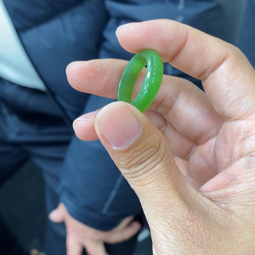 和田玉未镶嵌戒圈多样性拍一发一
