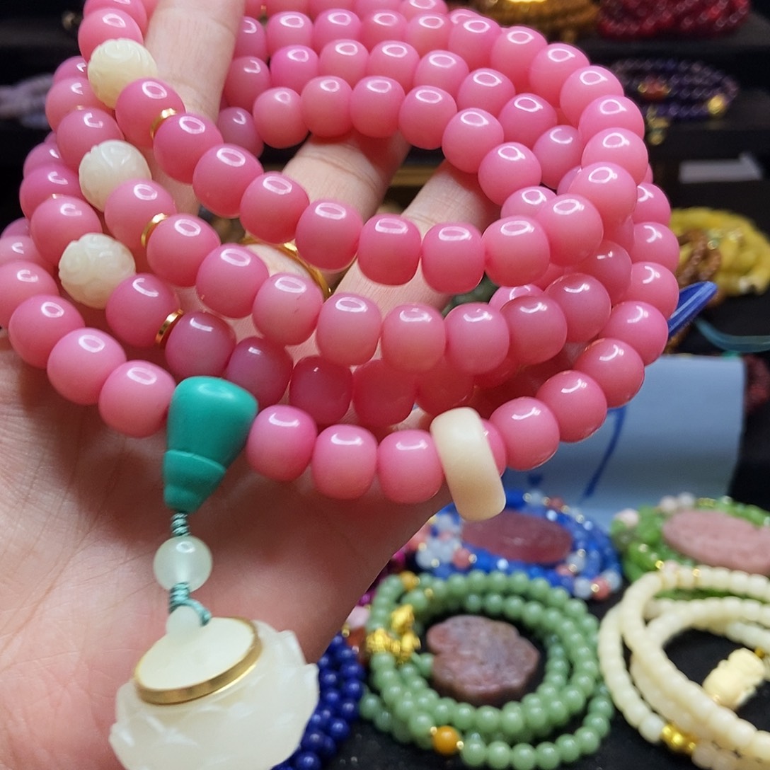 靓***明吊坠佛心果菩提果