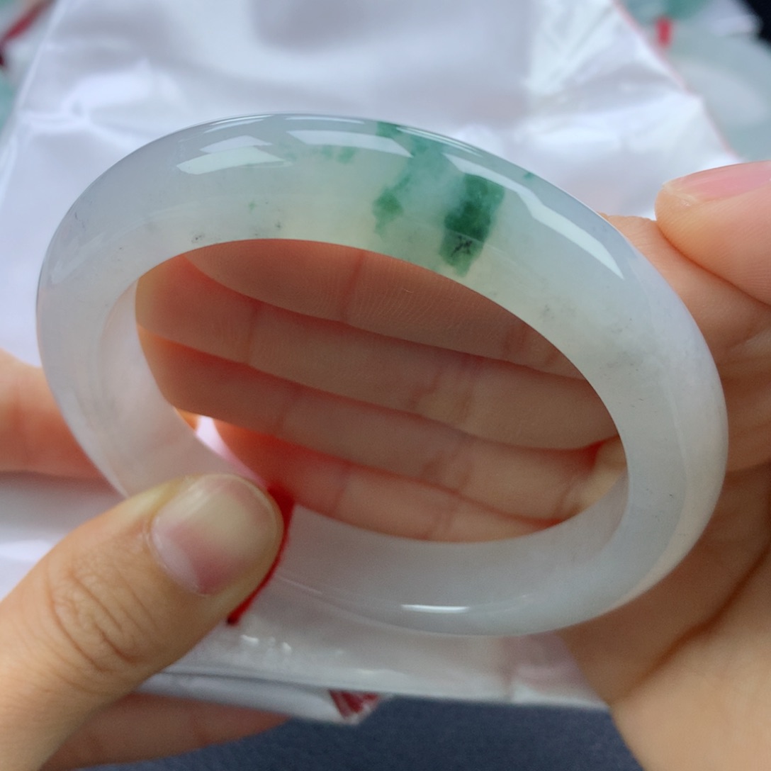 翡翠手镯未镶嵌57 正