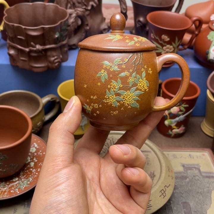 紫砂茶杯紫砂主人杯