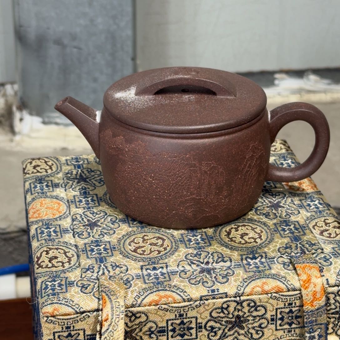 紫砂茶壶原矿原石的制作方法是