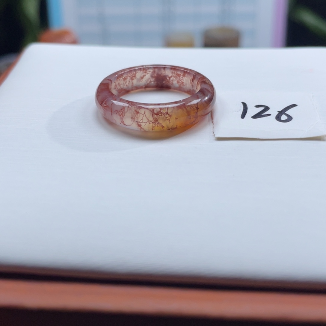 玛瑙/玉髓未镶嵌戒指Z19.1港20
