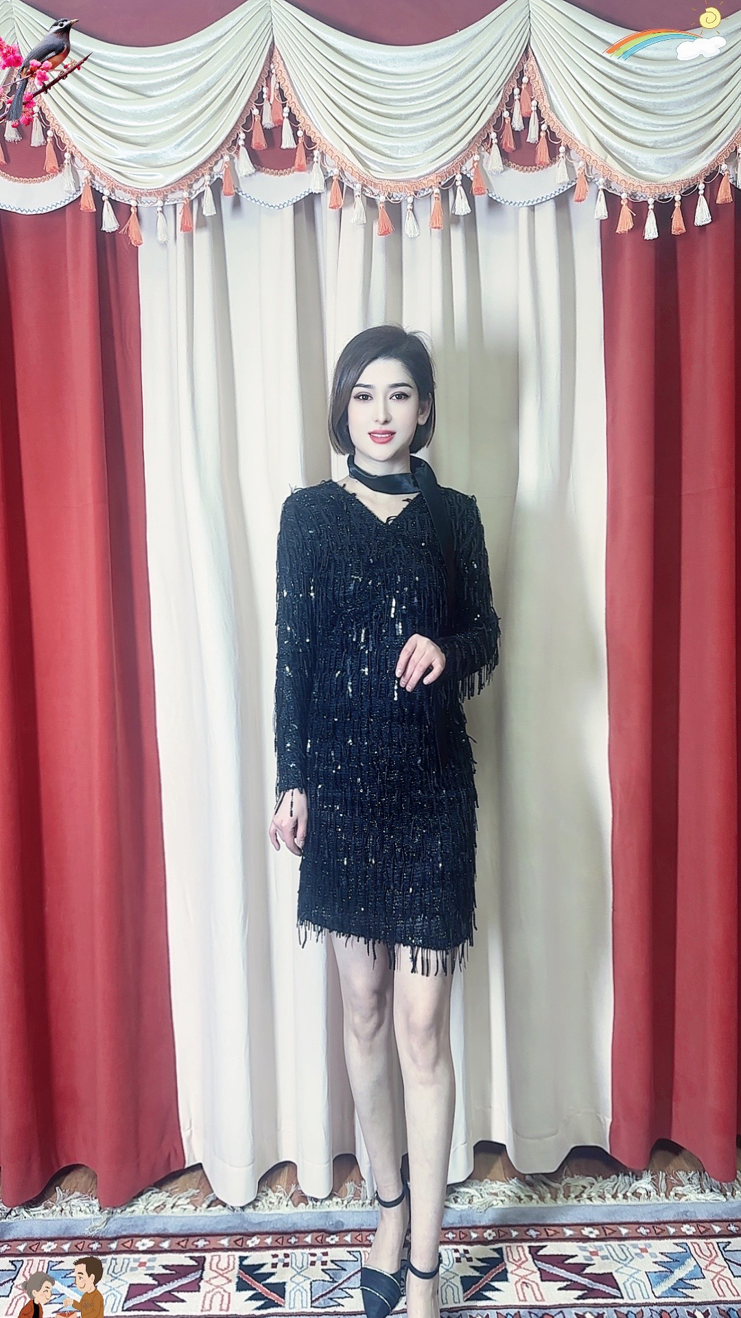 2025年新款时尚女装连衣裙气质针织百搭