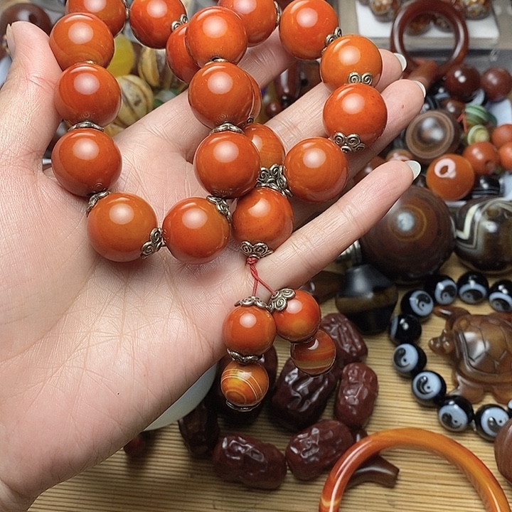 郭***b玛瑙/玉髓合金珠宝半成品