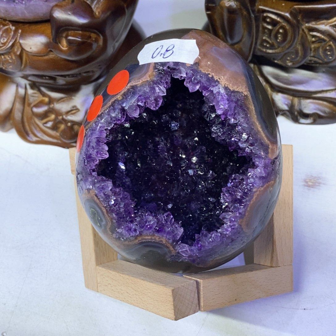 紫晶摆件未镶嵌好好