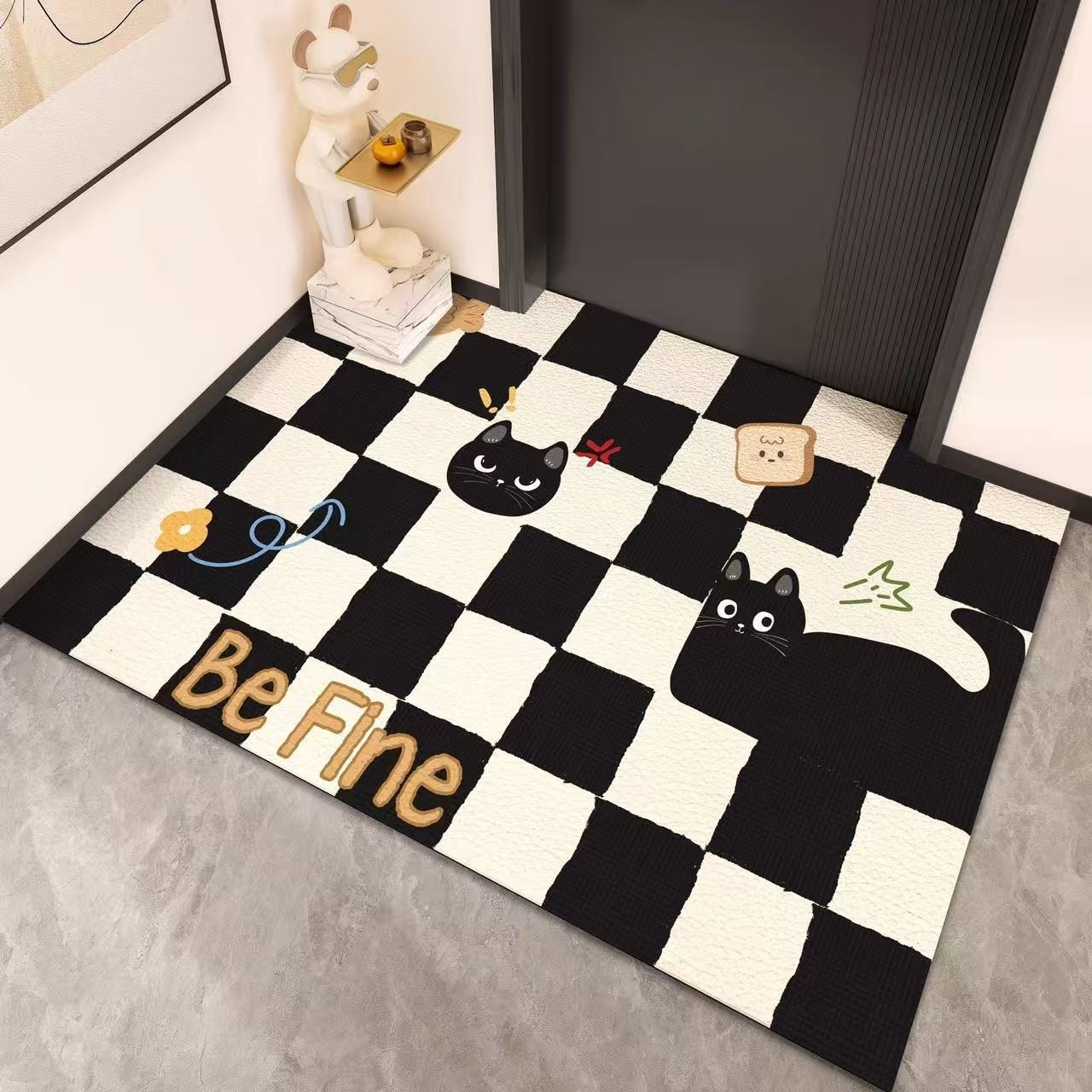 E119【80*120】硅藻泥厨房吸水吸油防滑卫生间浴室吸水垫