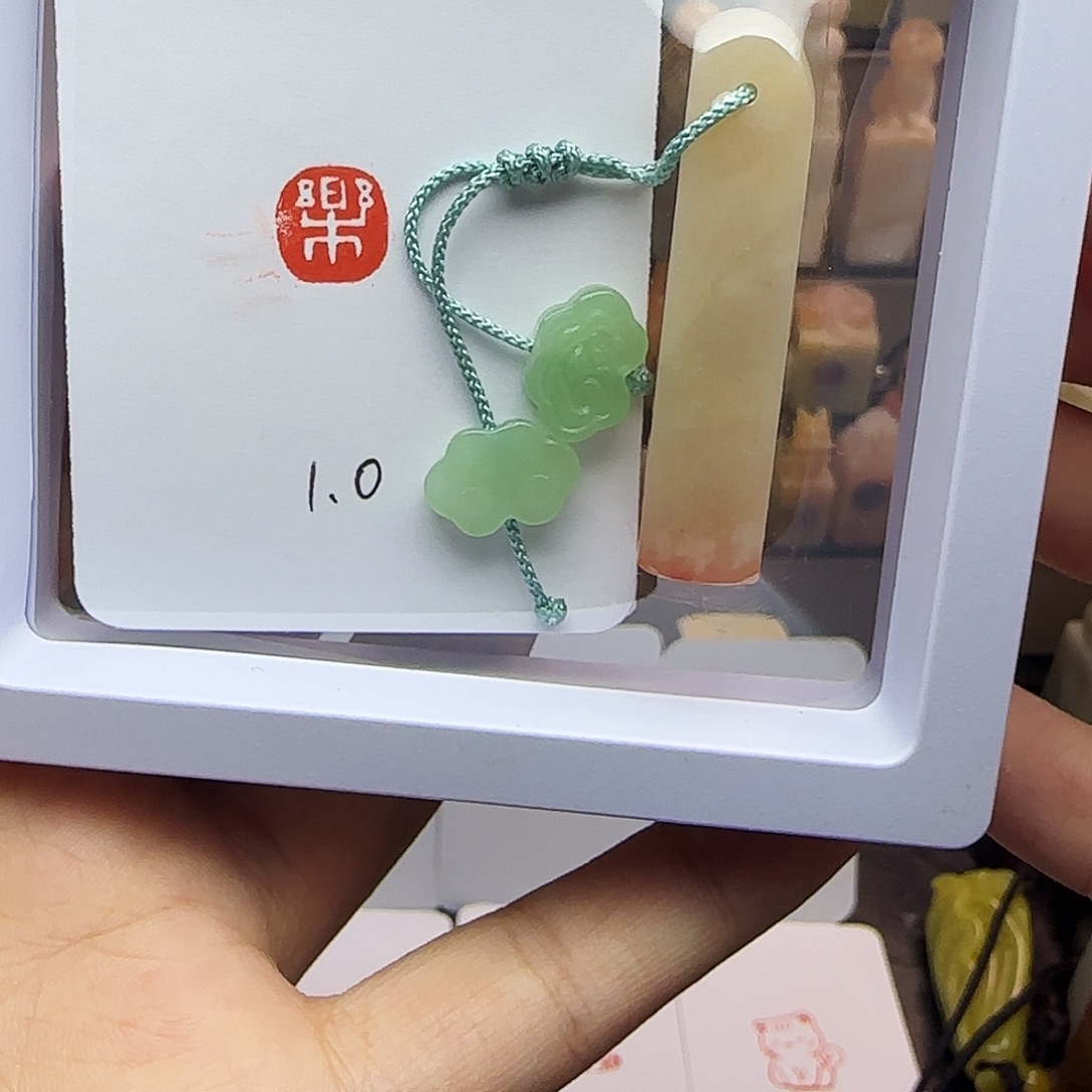 寿山石印石1.0乐 精品老挝 手工篆刻