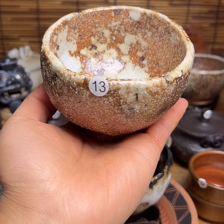 纯手工制作，柴烧茶具