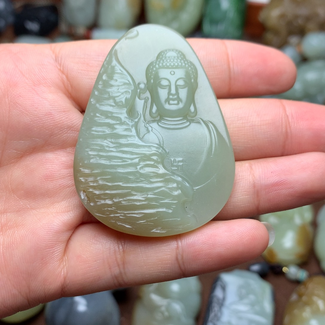 和田玉挂件未镶嵌