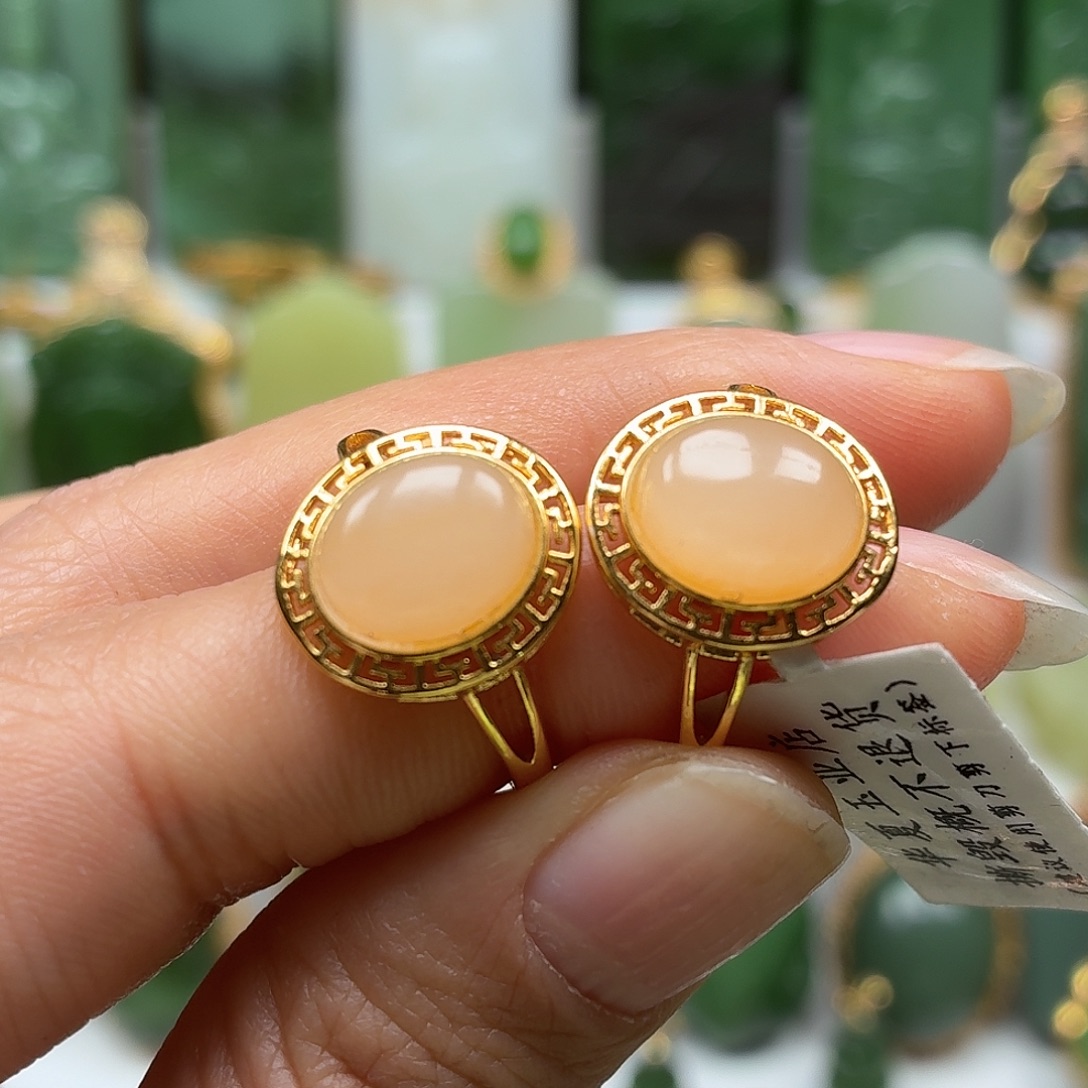 和田玉银S925镶嵌颈饰