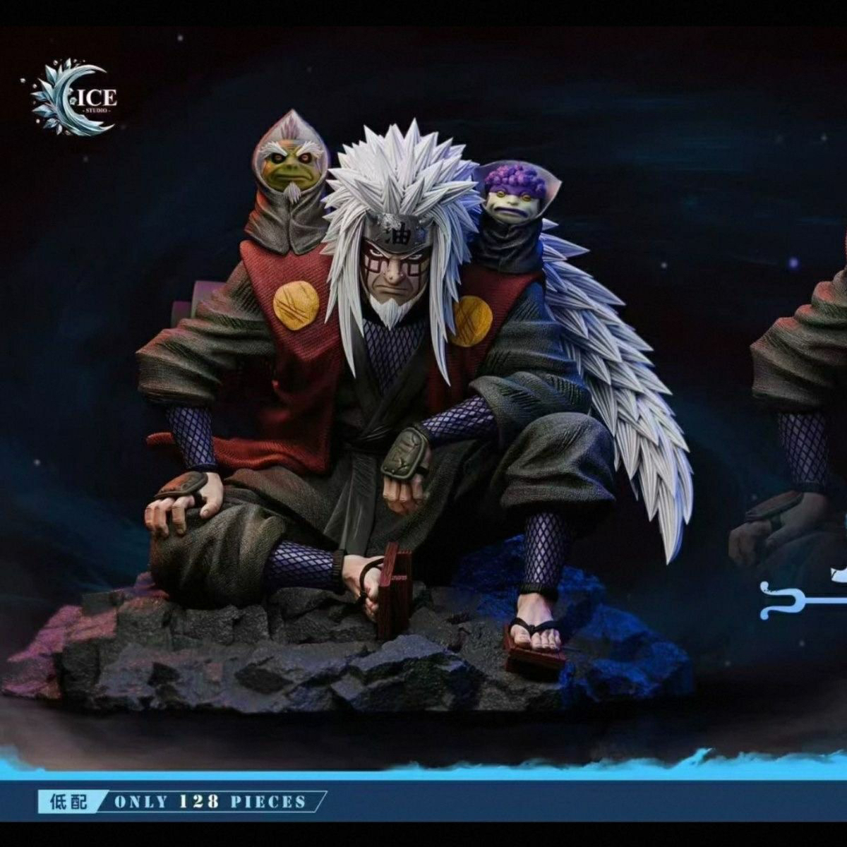 盛创动漫 ICE冰屋自来也蛤蟆健妙木山系列忍者手办雕像GK手办