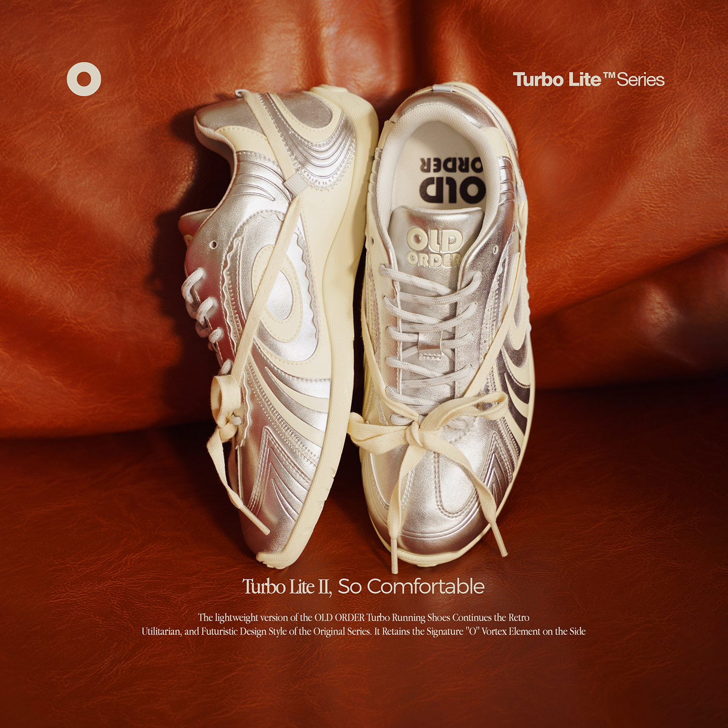 OLD ORDER-涡轮跑鞋 Silver Trance 电子银透气复古运动鞋德训鞋