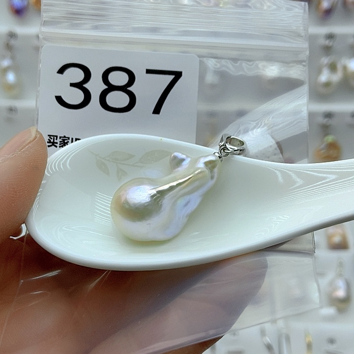 淡水珍珠颈饰银S925镶嵌