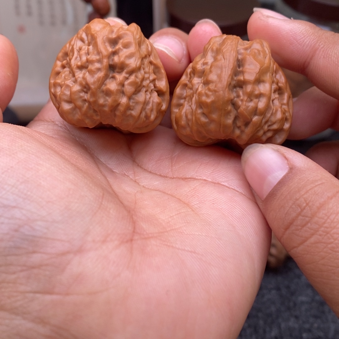 文玩核桃把件34蛤蟆头