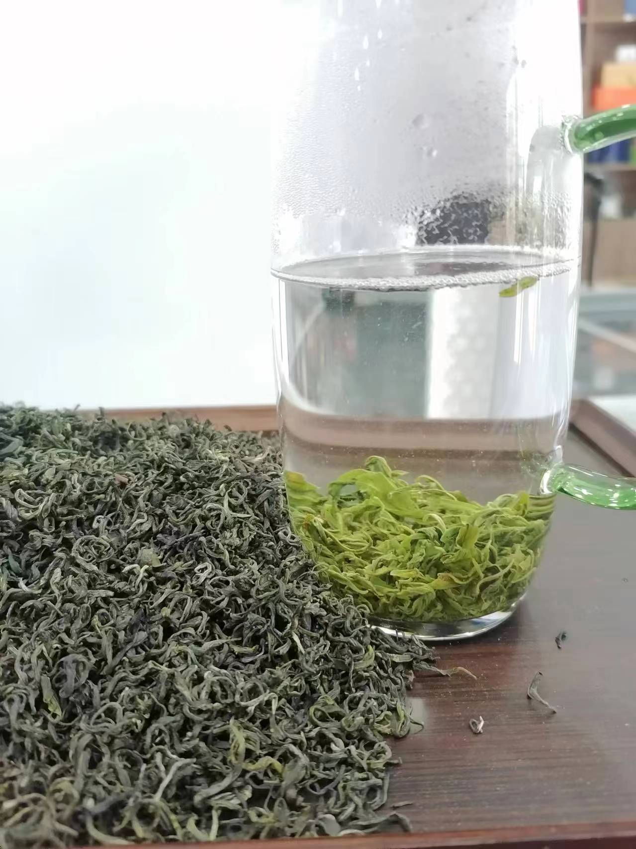 2025恩施茶高山云雾明前炒青绿茶叶【本地土茶】