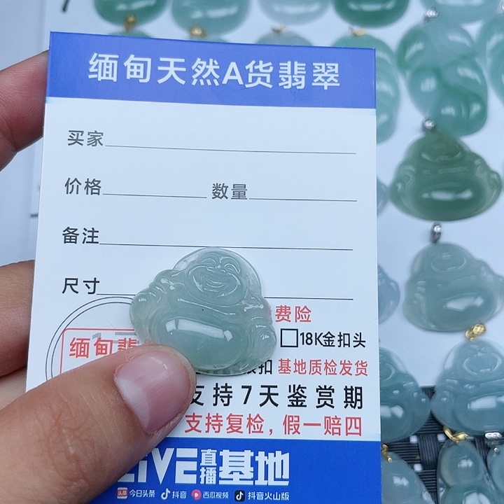 颈饰未镶嵌翡翠家*纯天然缅甸a货翡翠