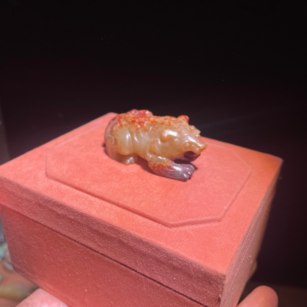 玲珑古玉收藏和田白玉瑞兽