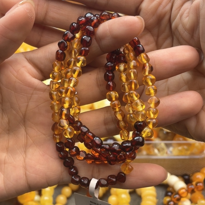 蜜蜡手串未镶嵌项链