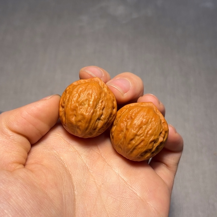 文玩核桃把件浅纹379