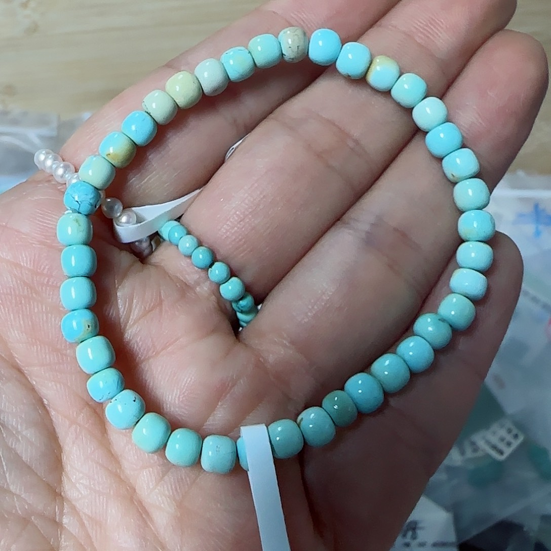 绿松石珠宝半成品未镶嵌