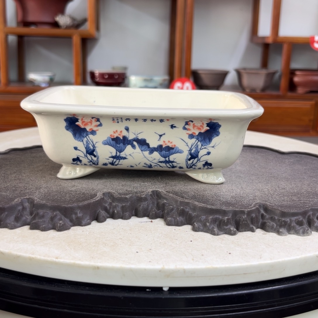 紫砂花盆瑕疵5-18-13。。。