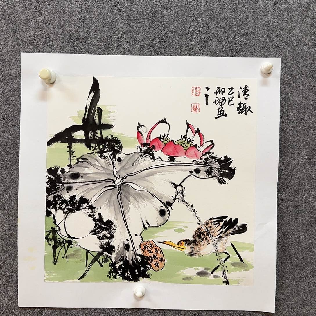 国画邢坤老师手绘作品