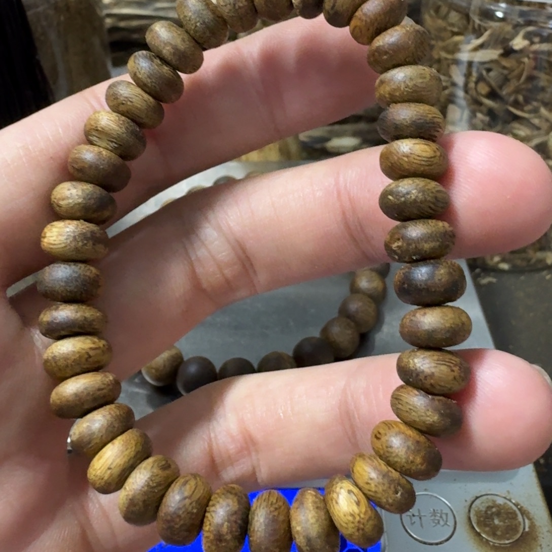 沉香沉香碎屑算盘珠