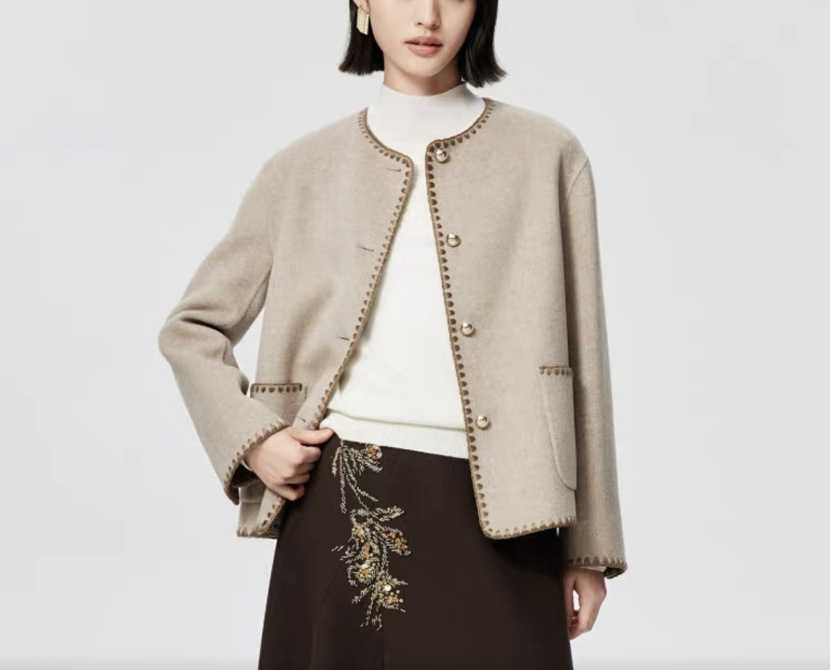 【高端孤品】2025秋冬季新款风衣外套小香风毛衣大衣{秋冬新降}