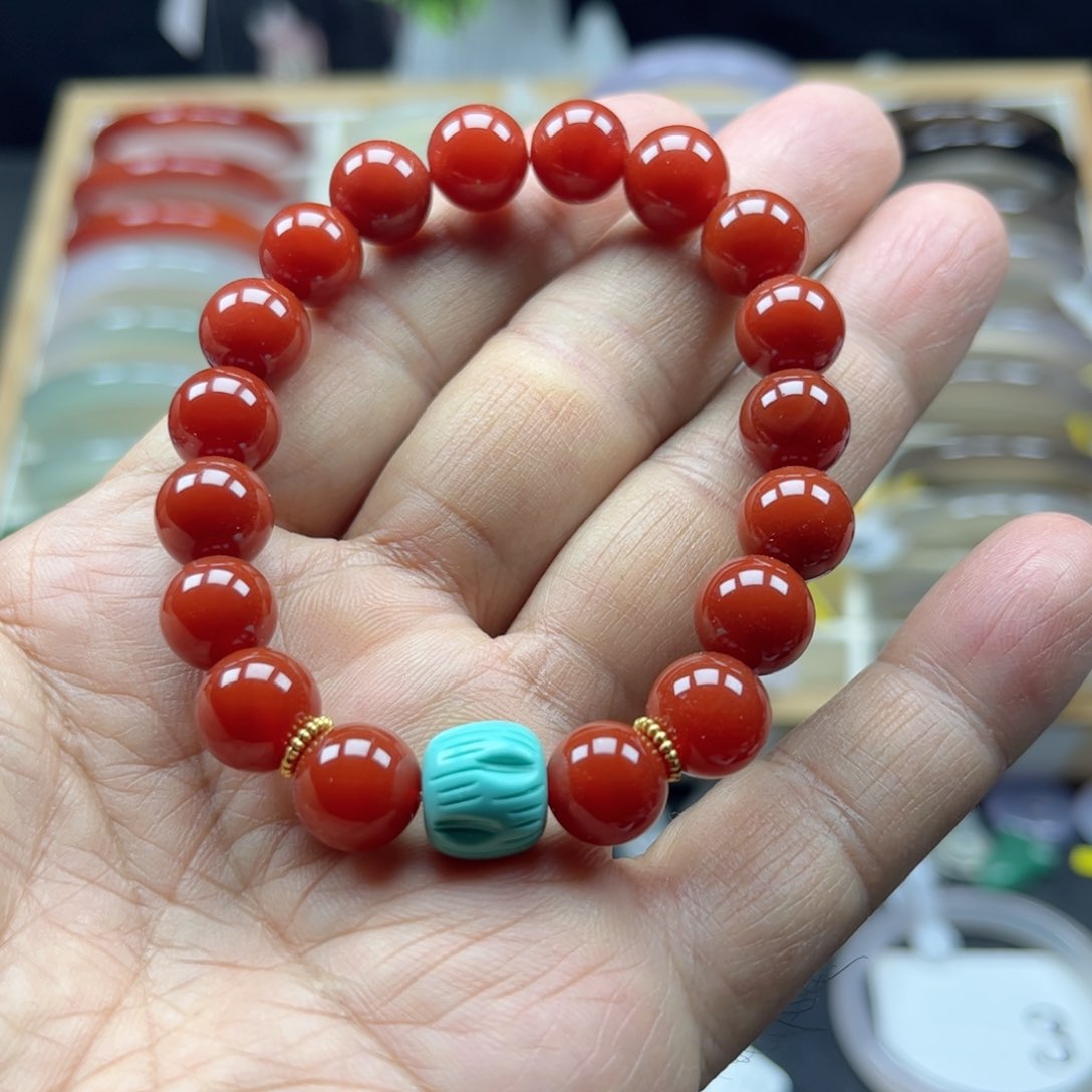 玛瑙/玉髓手链未镶嵌