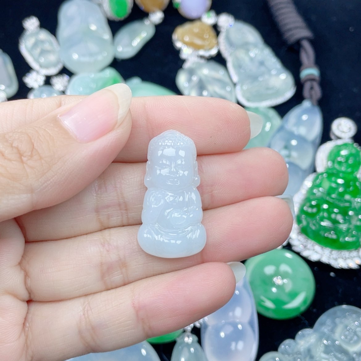 【闪购商品】翡翠颈饰未镶嵌23号 宝宝佛