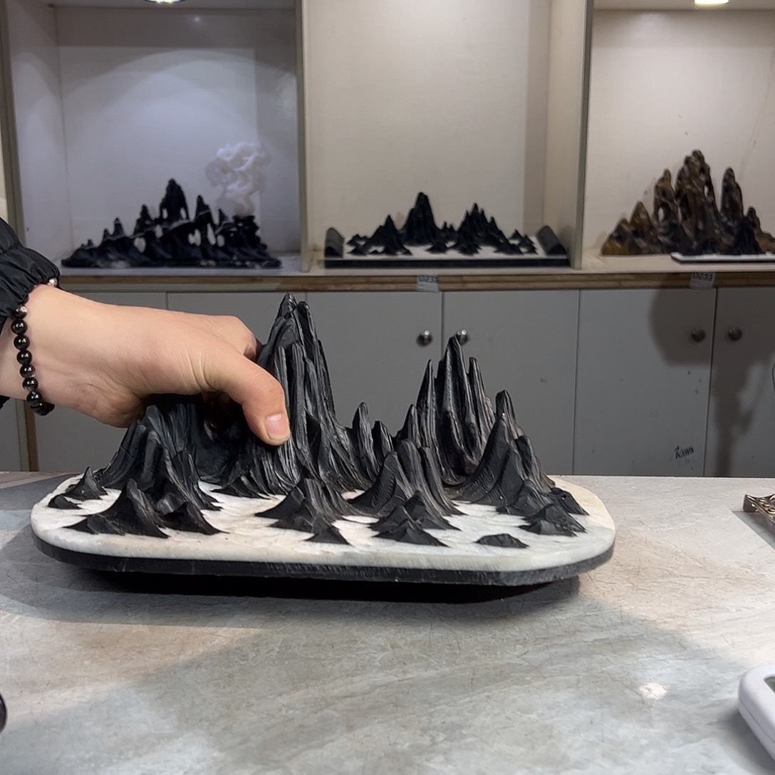 灵璧奇石博览会摆件小*米