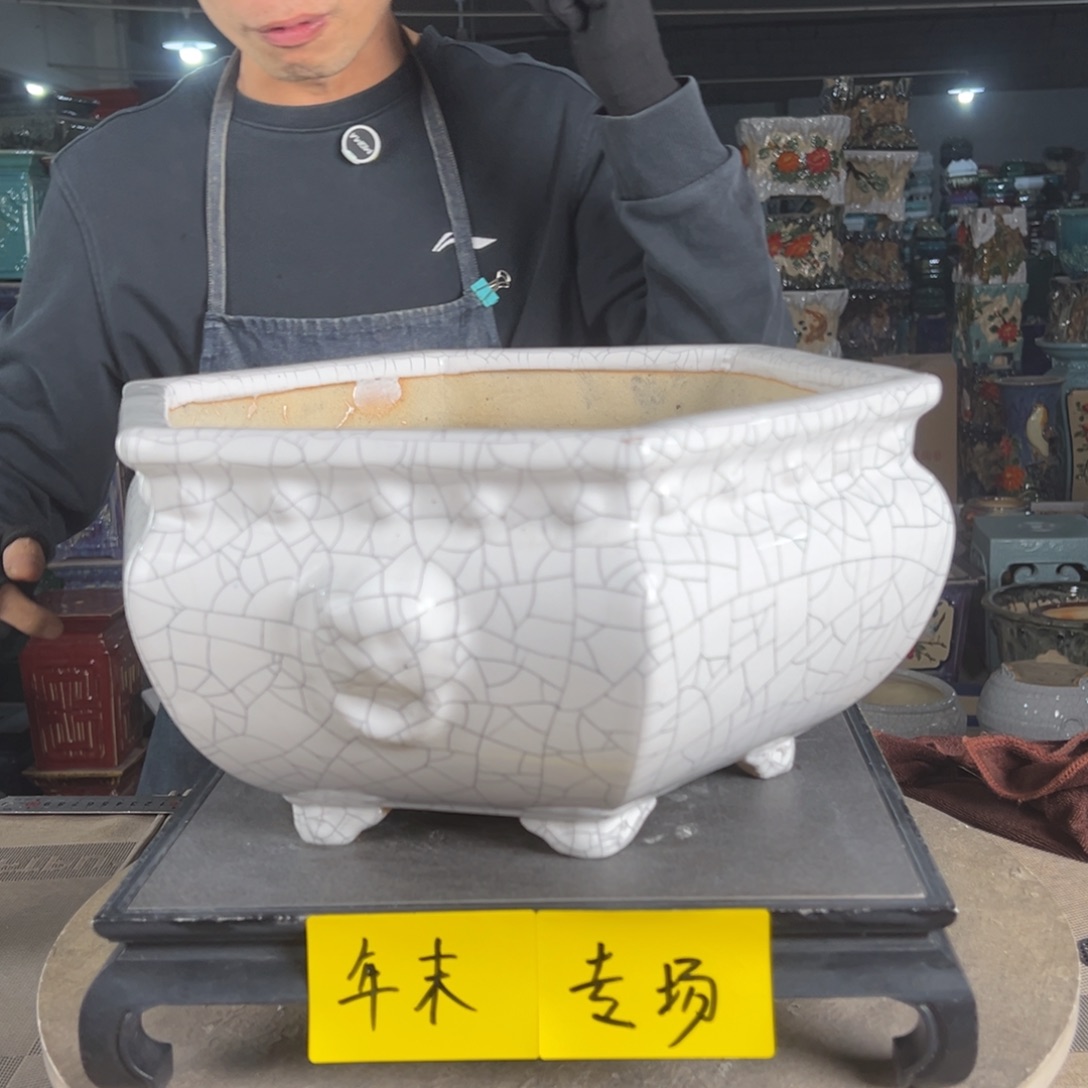 一风堂石湾花盆。微瑕