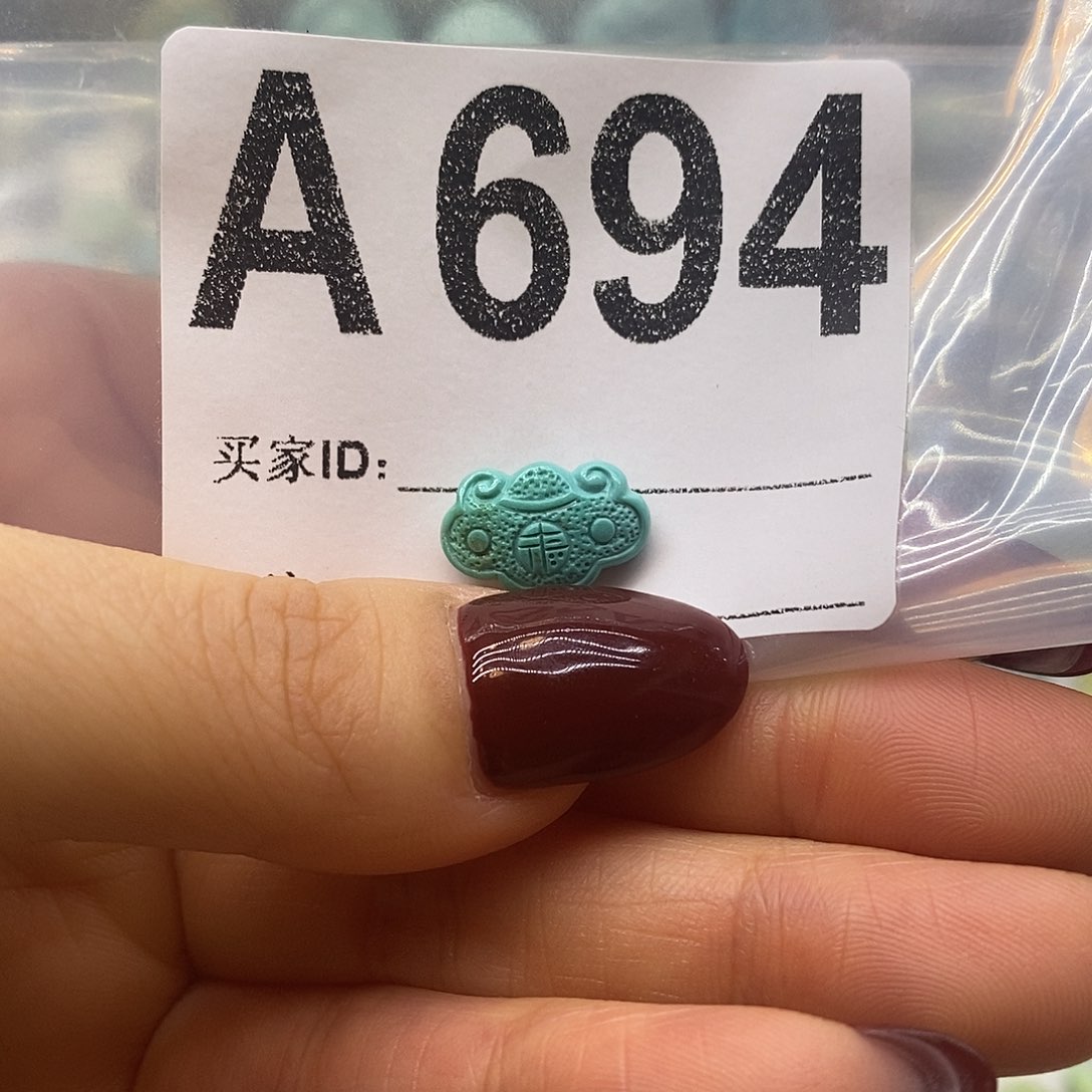 未镶嵌绿松石绿松石配饰定制