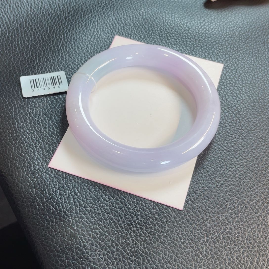 翡翠手镯未镶嵌59.5圆条