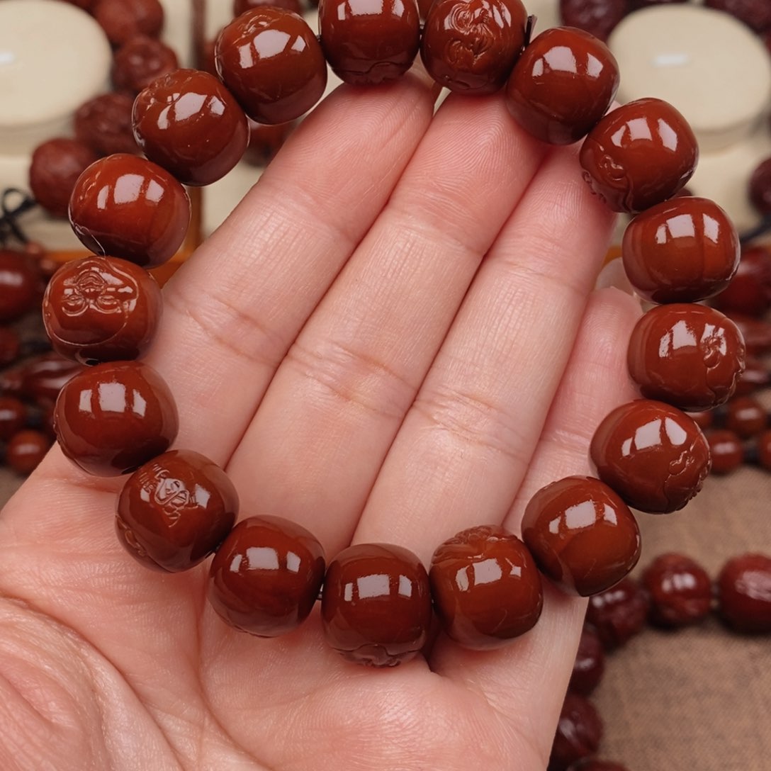 橄榄核吊坠～***～老型弥勒