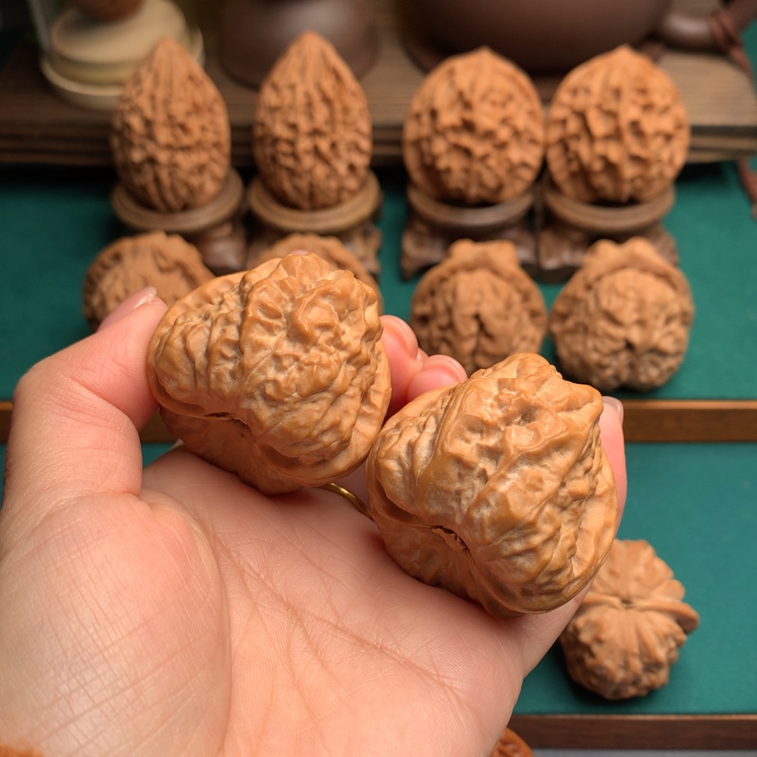 吊坠文玩核桃蓟县金蟾38边41肚