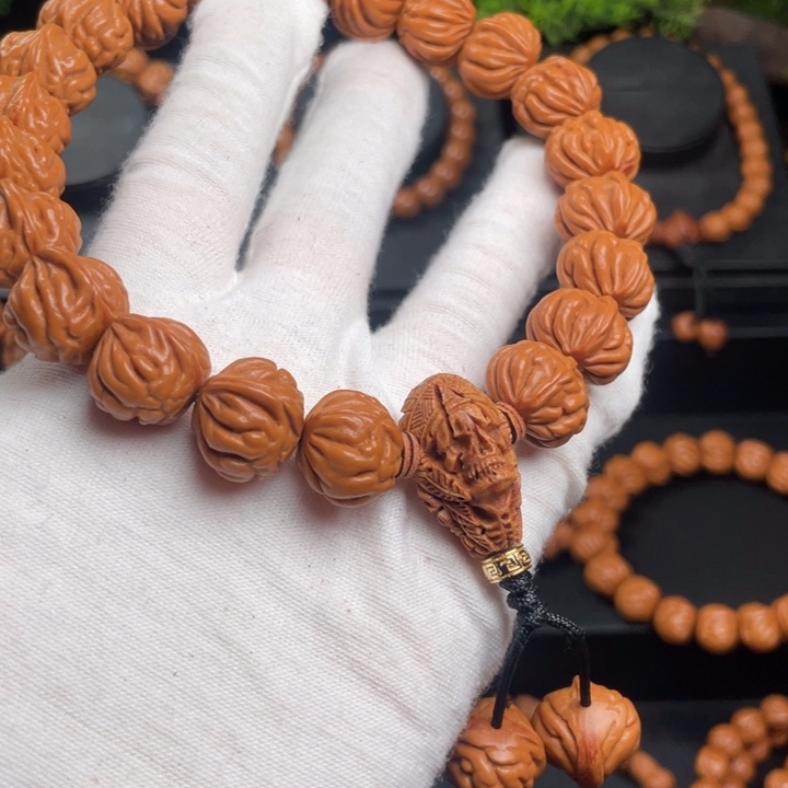 寂***骄木质类精品桃核手持