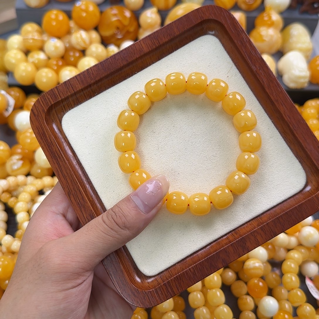 蜜蜡未镶嵌珠宝奇石同料13mm