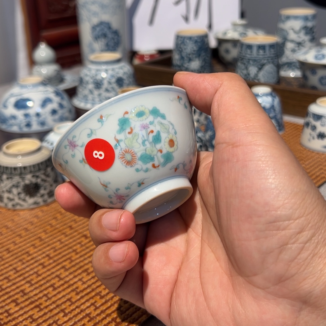 且***.瓷顽古手工手绘作品