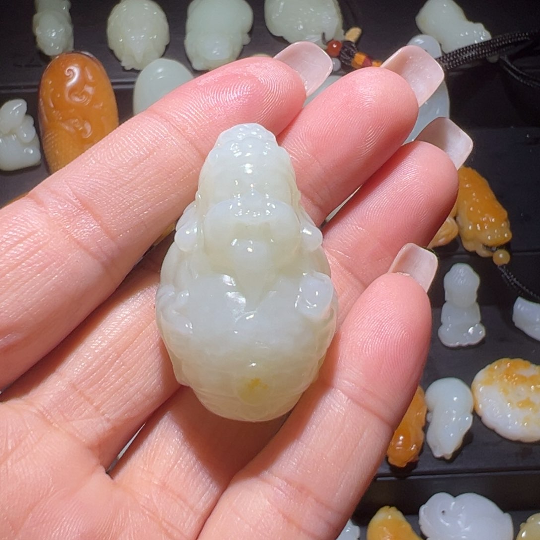 吊坠(不含链)未镶嵌和田玉闵*沫