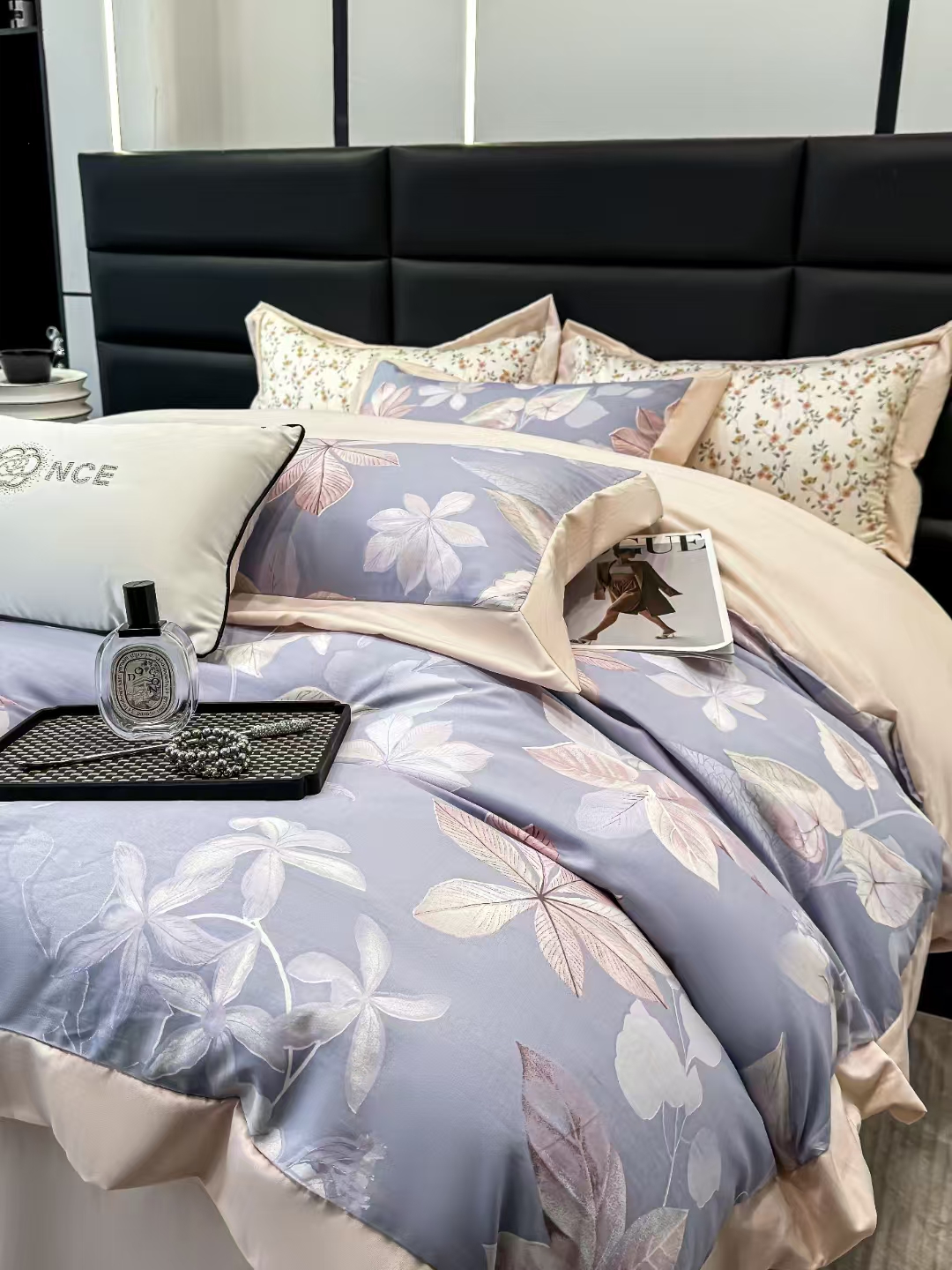 【方叶家纺】2025新款天丝刺绣四件套--556