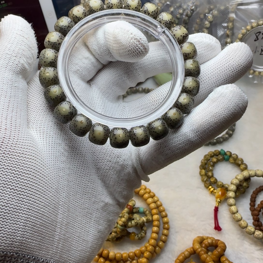 手串星月菩提黑冰黄金瞳12