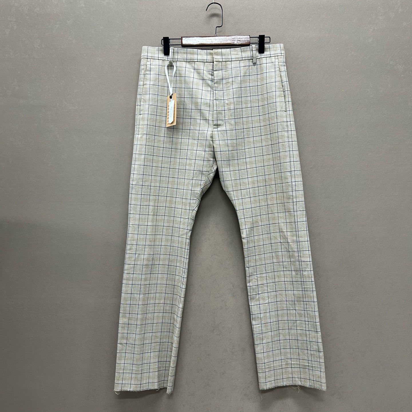 99新 Balenciaga/巴黎世家 （pm）格纹西装长裤ys000613