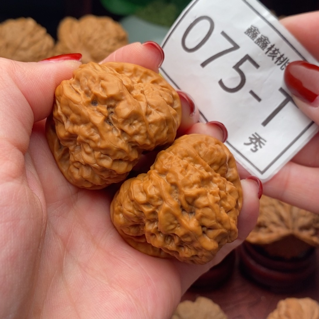 文玩核桃把件蛤码头40