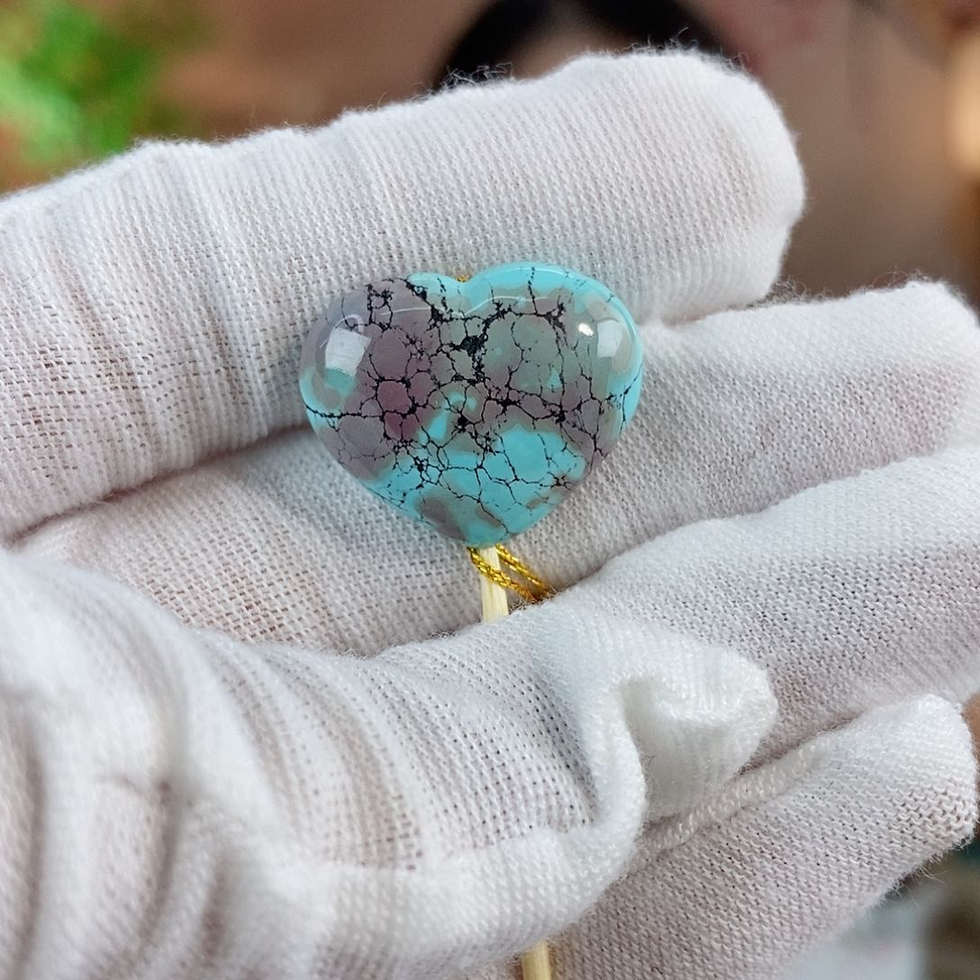 绿松石珠宝奇石未镶嵌蹦**哒