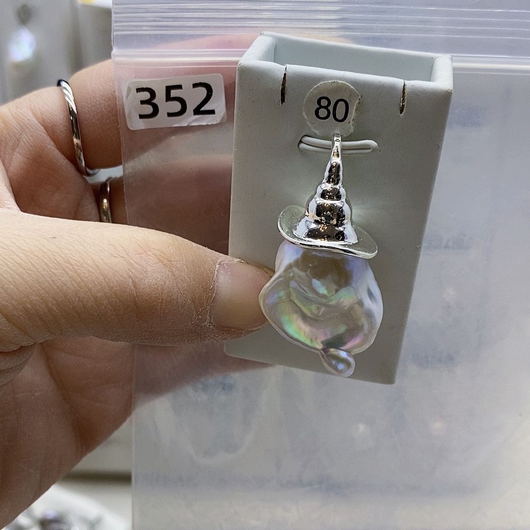 颈饰合金淡水珍珠