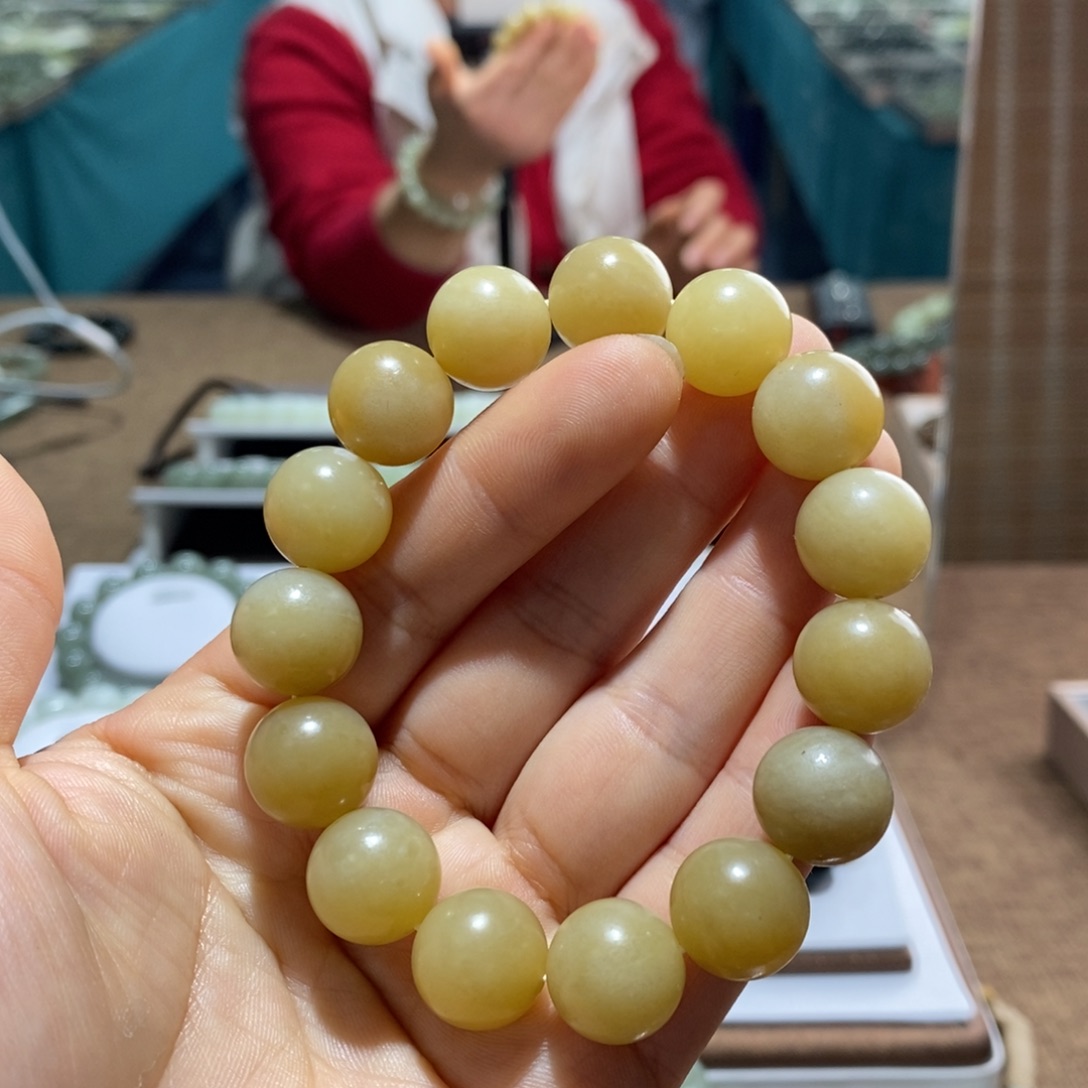 和田玉未镶嵌手链114