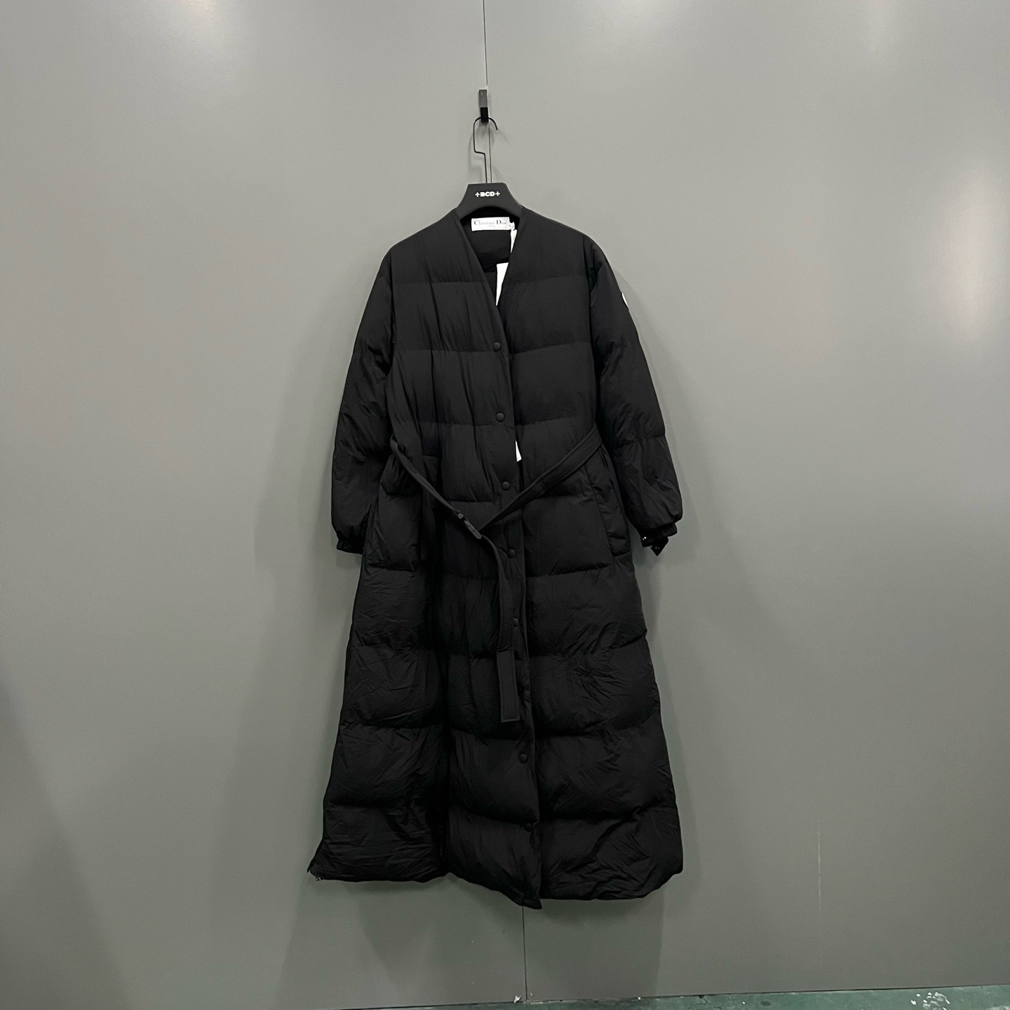 未使用 DIOR/迪奥 zz 黑色长袖束腰连衣裙/全新/012907